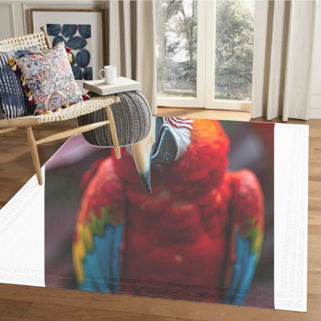 Metallic Parrot Wall Art  Modern Interior Metal Decor Panel Desenli Halı en