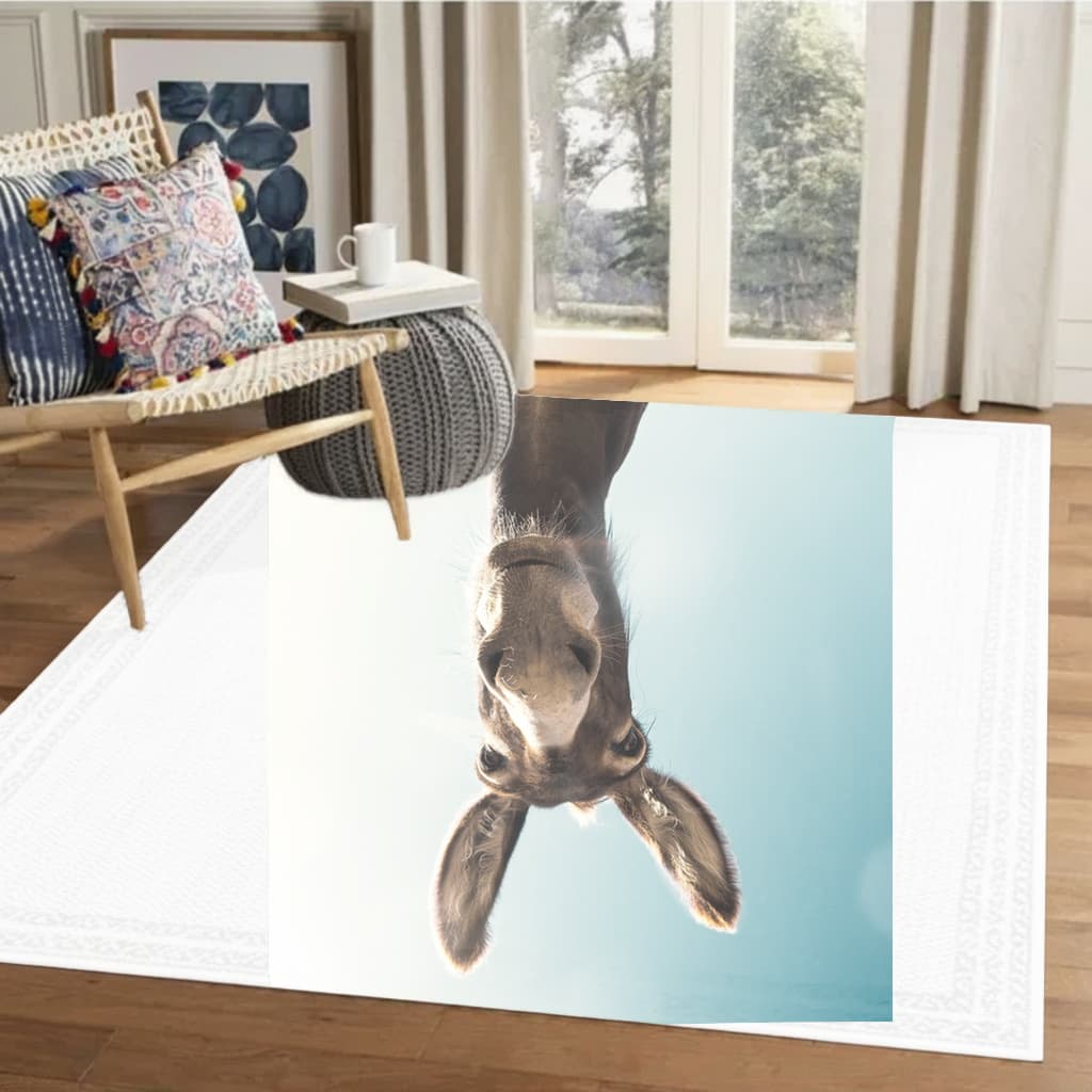 bahçe duvarından aştım Desenli Halı en Görünüm 4