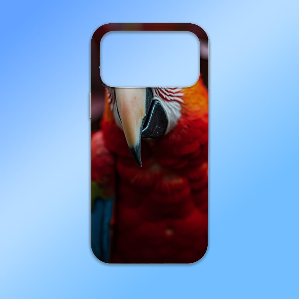 Metallic Parrot Wall Art Modern Interior Metal Decor Panel Görünüm 3